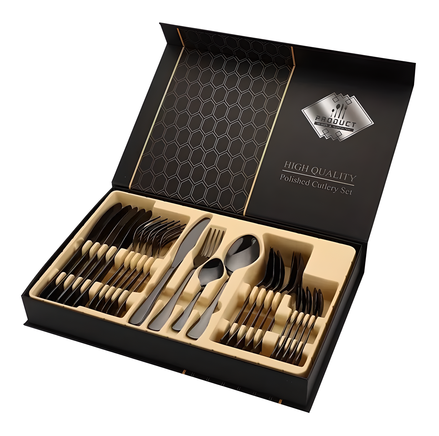 24-Piece Stainless Steel Cutlery Set - Service for 6 🍴